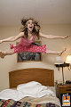 hotel bed jumping 5